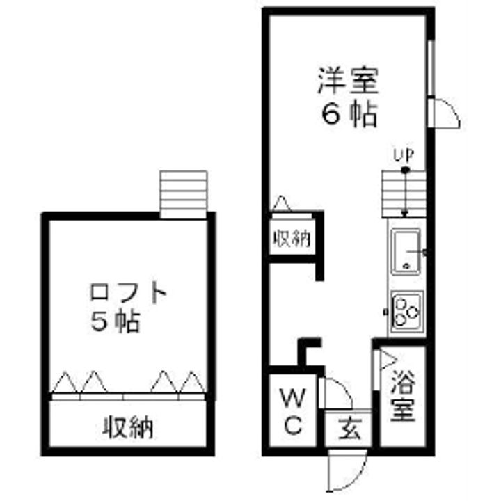 エスポワール新光203の間取り