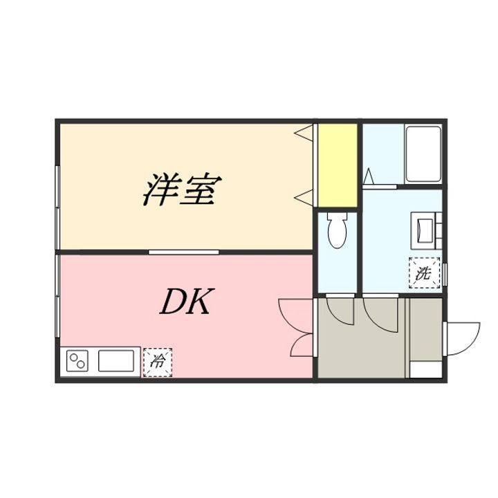 第三グレースマンション203の間取り