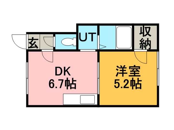 リバティヒル102の間取り
