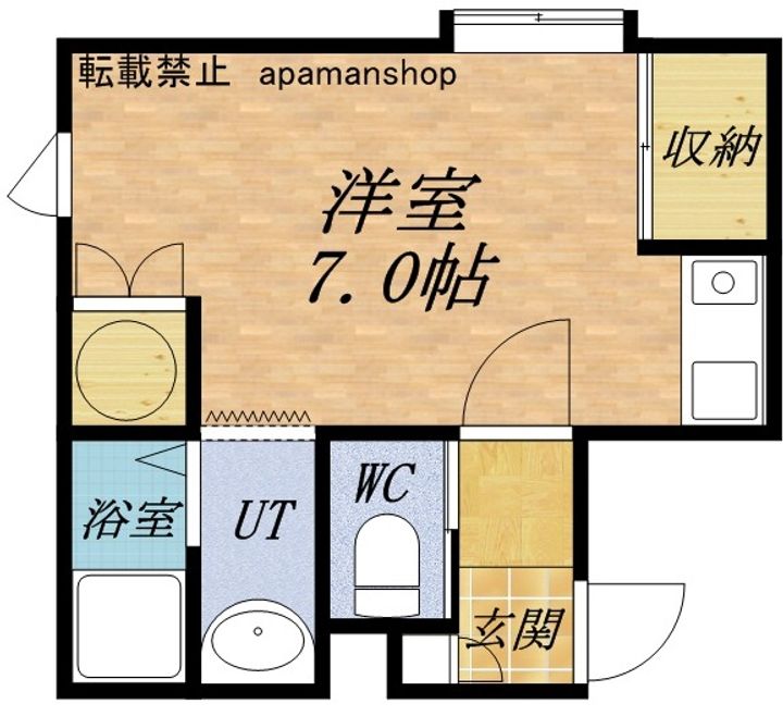 フォレスタ入船205の間取り