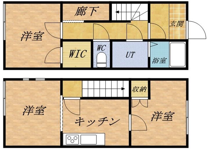 レオネクストユアーズ若竹103の間取り