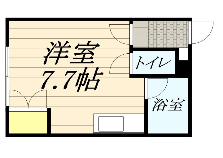 ロフティハウス207の間取り