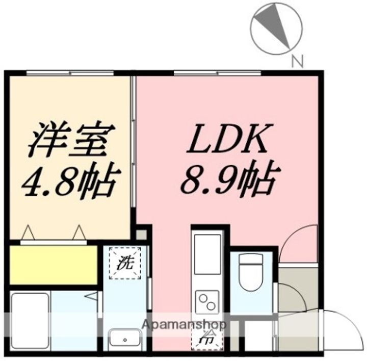 SOU GREEN(爽グリーン)407の間取り