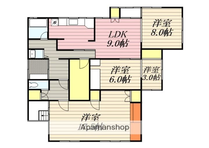 グランディール緑101の間取り