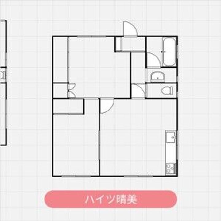 ハイツ晴海1Fの間取り
