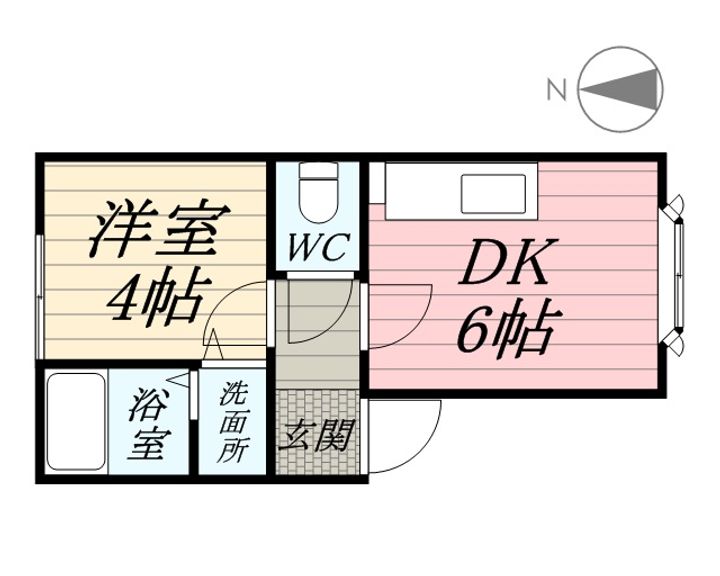アムールハイツ・フォー201の間取り