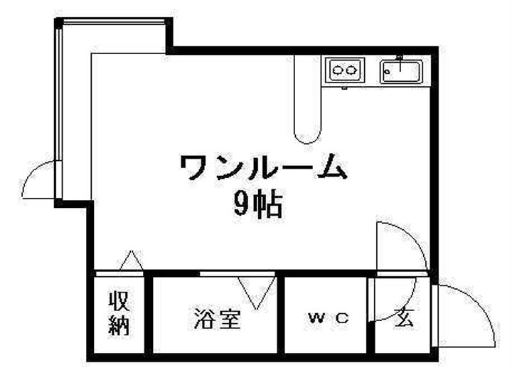AMS奥村205の間取り