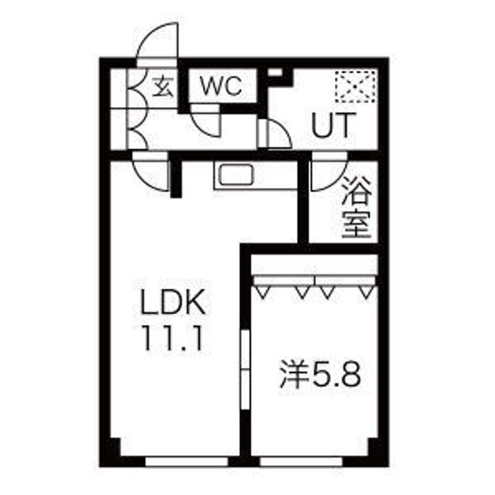 奥野マンションの間取り