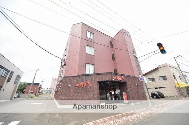 北海道石狩郡当別町園生の賃貸マンションの外観