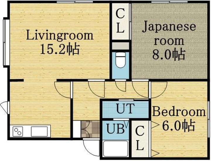 KIマンション37Bの間取り