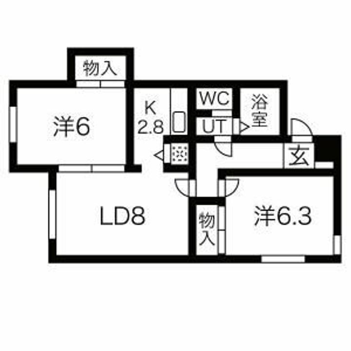 ΑNEXT札幌第19401の間取り