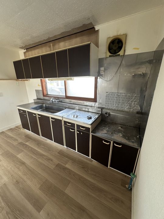 北海道石狩市八幡4丁目(一戸建)の賃貸物件戸建てのキッチン