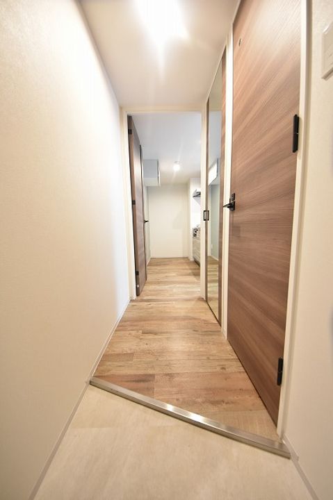 シティノーブル麻生の玄関