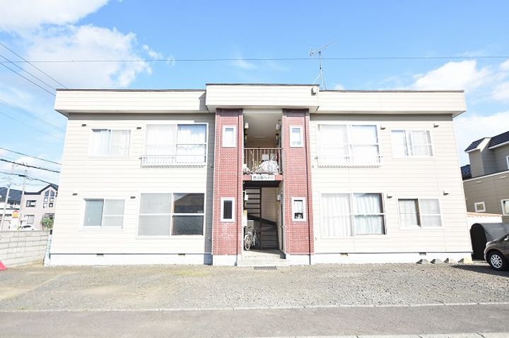 西公園ハイツ1の外観