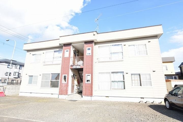 西公園ハイツ1の外観