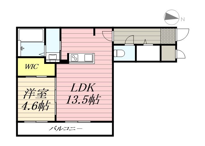 仮)北23西8MS107の間取り
