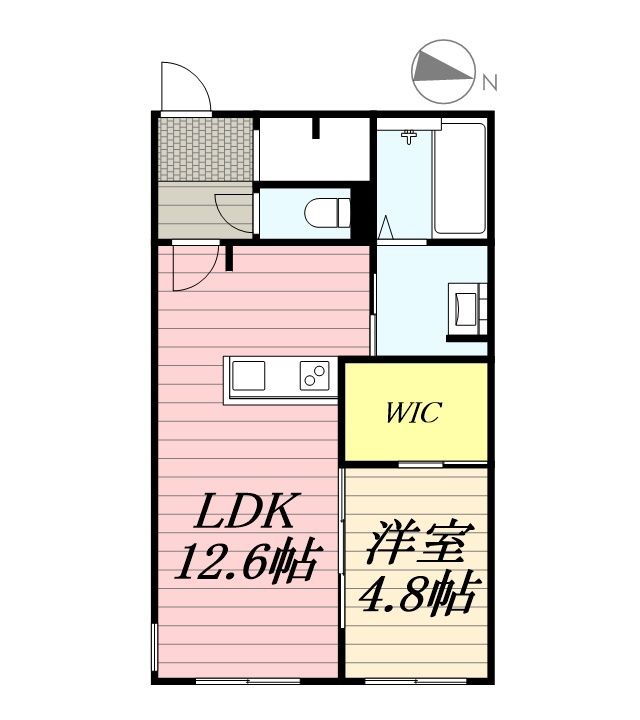 仮)北23西8MS405の間取り