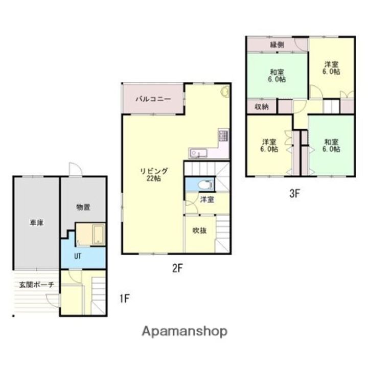 北海道札幌市北区新琴似一条10丁目(一戸建)の賃貸物件戸建ての間取り