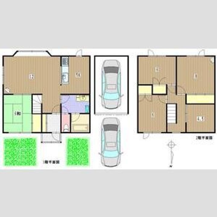 北海道札幌市北区あいの里一条3丁目(一戸建)の賃貸物件戸建ての間取り