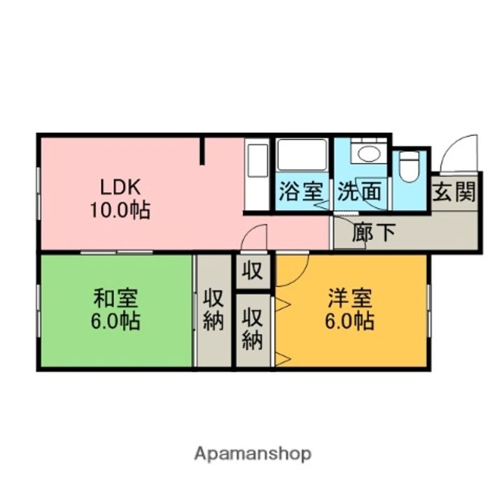 ΑNEXT102の間取り