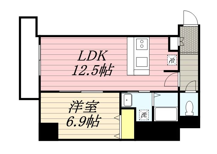サンコート本郷通ガーデンヒルズの間取り