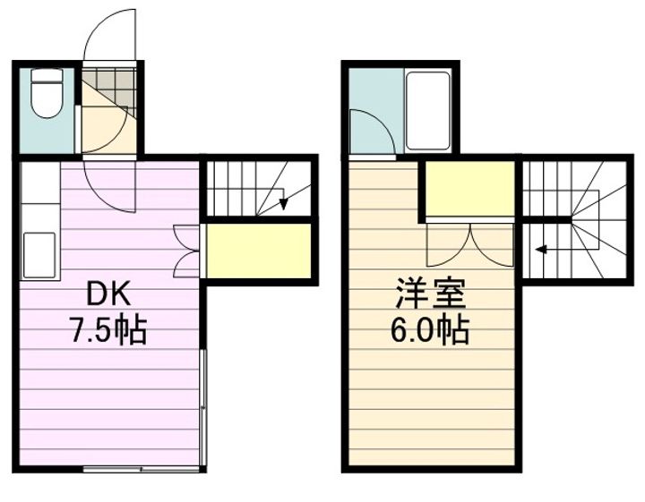 Eフラット105の間取り