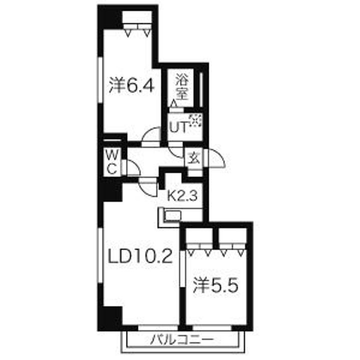 カサ・ビアンコ903の間取り