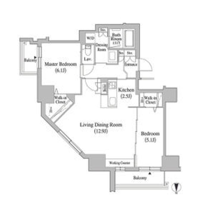 Fリミテッド北広島の間取り