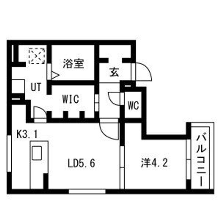 カームヒルズ西岡の間取り