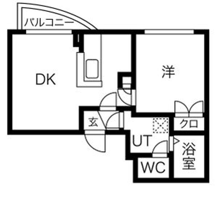 マリアールグランデ豊平201の間取り