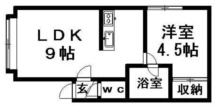 セントガーデン203の間取り