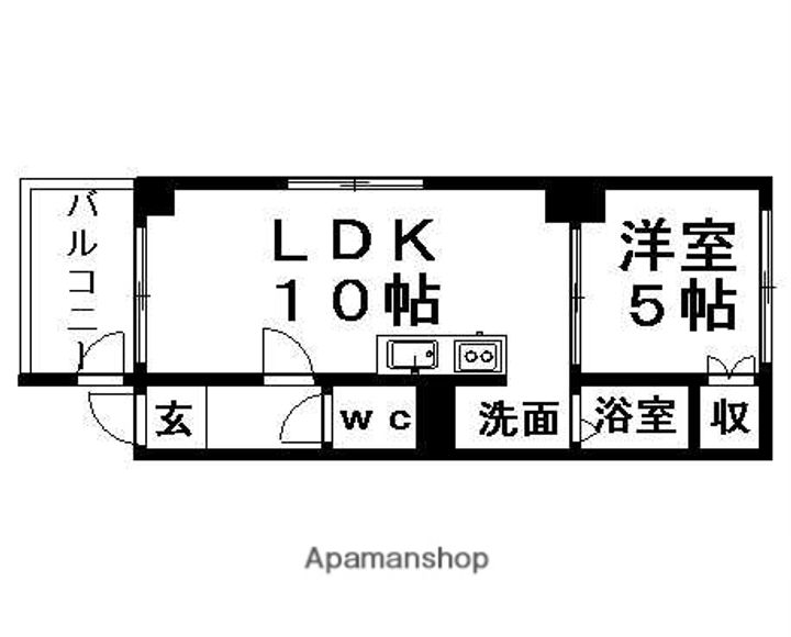 オーチャードプラザ402の間取り