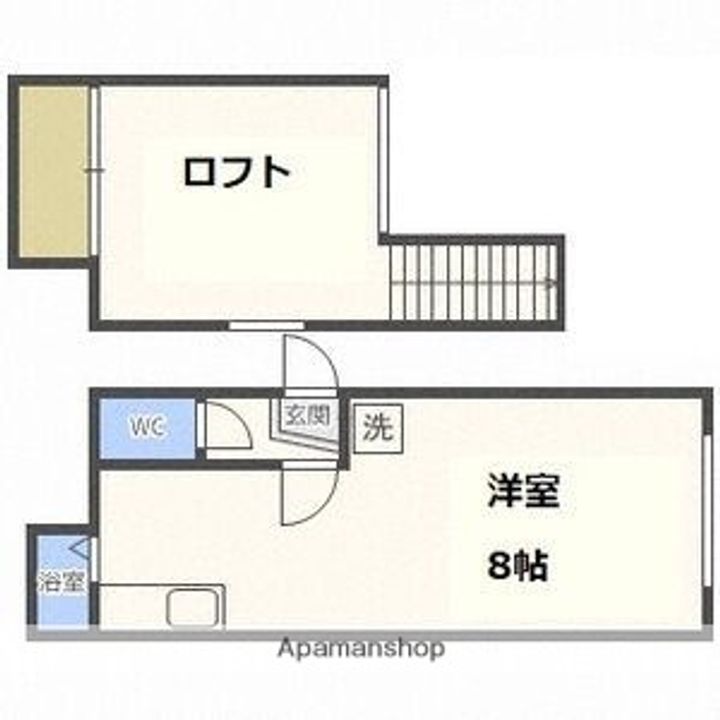 北海道札幌市中央区南九条西15丁目の賃貸マンションの間取り