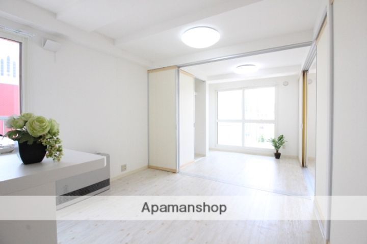北海道札幌市中央区北五条西13丁目の賃貸マンションの居間