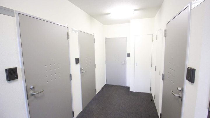 フェリーチェ桑園の玄関