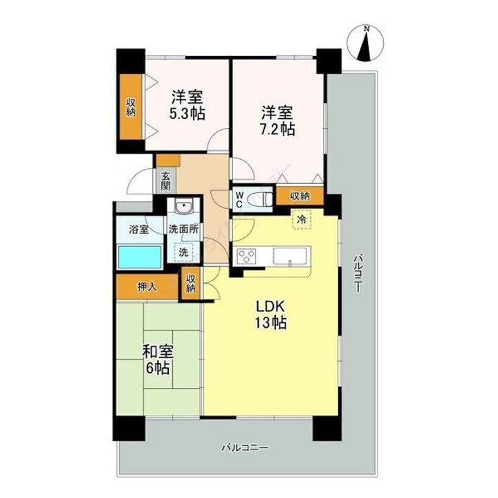 サムティレジデンス南8条704の間取り