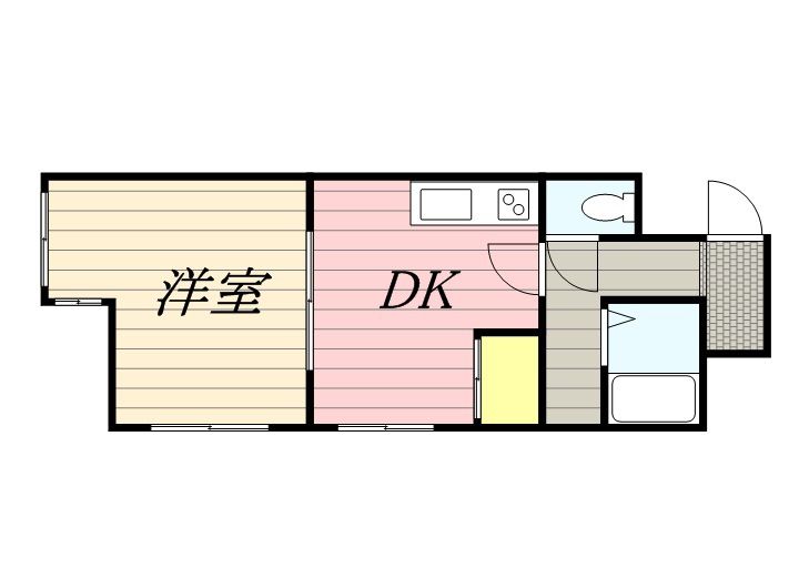 エスポアールさつみ202の間取り