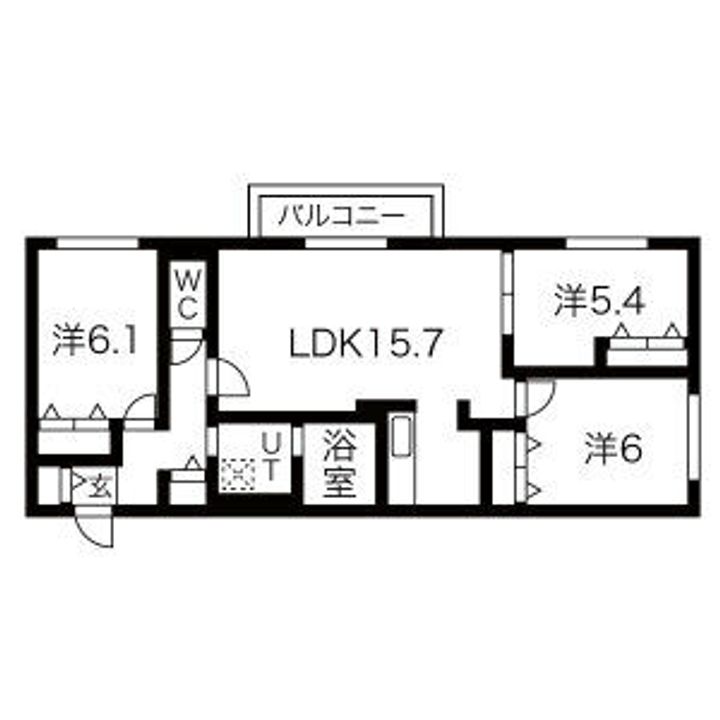 EN 本通17の間取り