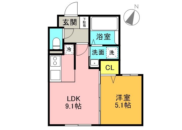 サクラソレイユ手稲の間取り