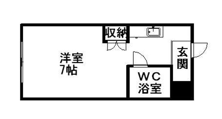 アルファビル大通西17403の間取り