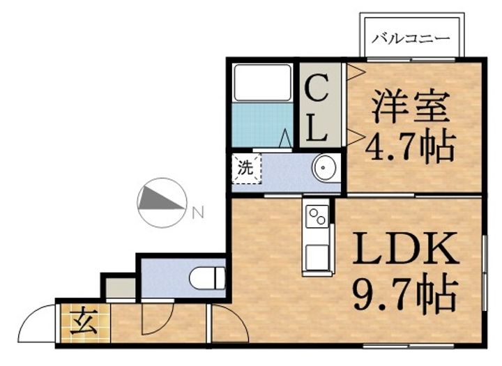 ラベンデール山鼻の間取り