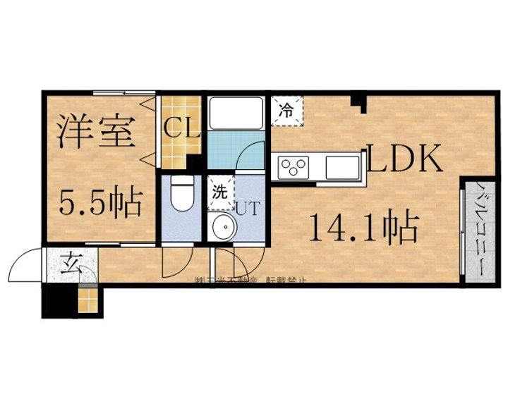 グランオルセーS8の間取り