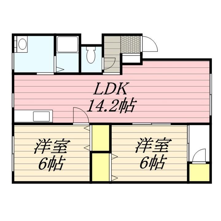 メゾン幌西の間取り