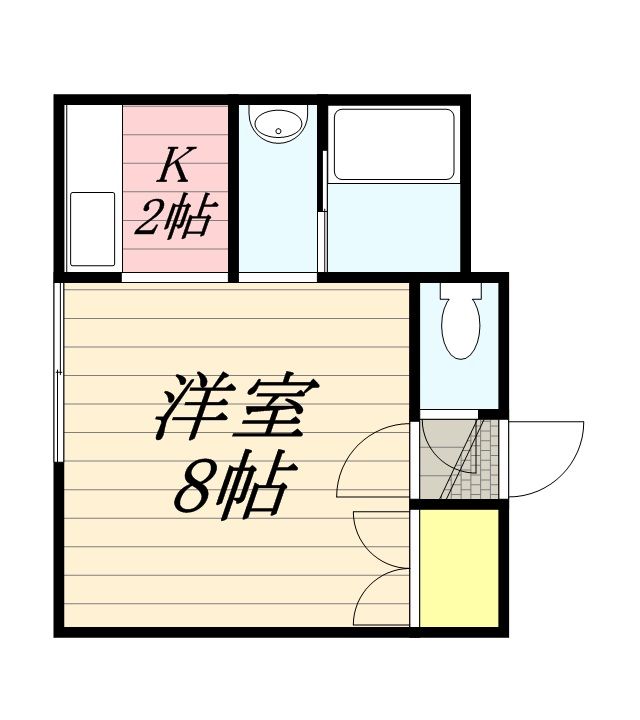 コーポ桑西の間取り