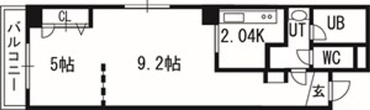 アンソレイエ ヴィ メゾン00802の間取り