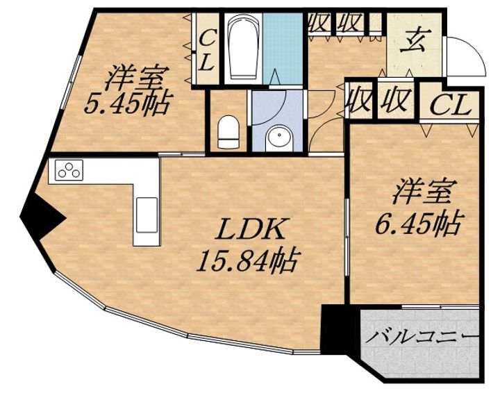 INFINITY22の間取り