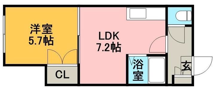 デベックス澄川47203の間取り