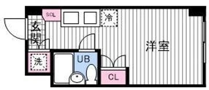 アルファビル大通西17408の間取り