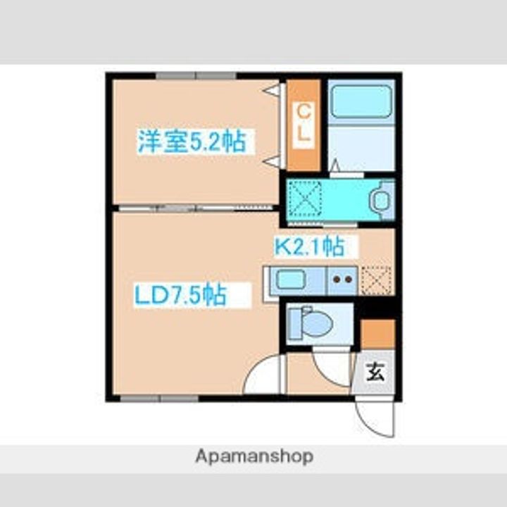 モーリス中島公園301の間取り