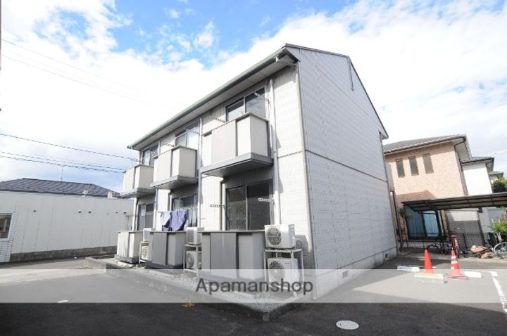 宮城県仙台市宮城野区中野字柳原の賃貸アパートの外観